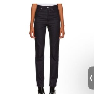 Toteme raw indigo standard jeans